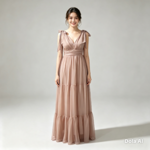 vestido longo Clara
