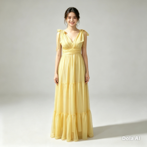 vestido longo Clara